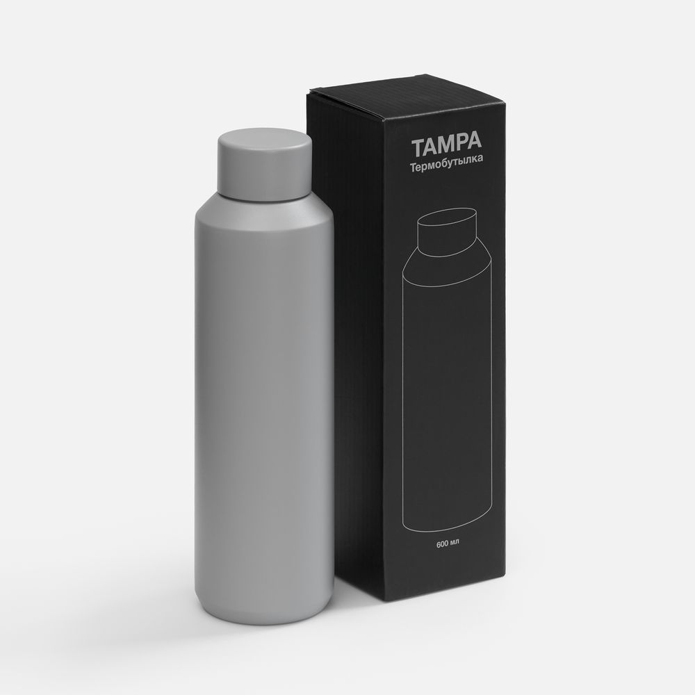Термобутылка Tampa, серая в Волгограде