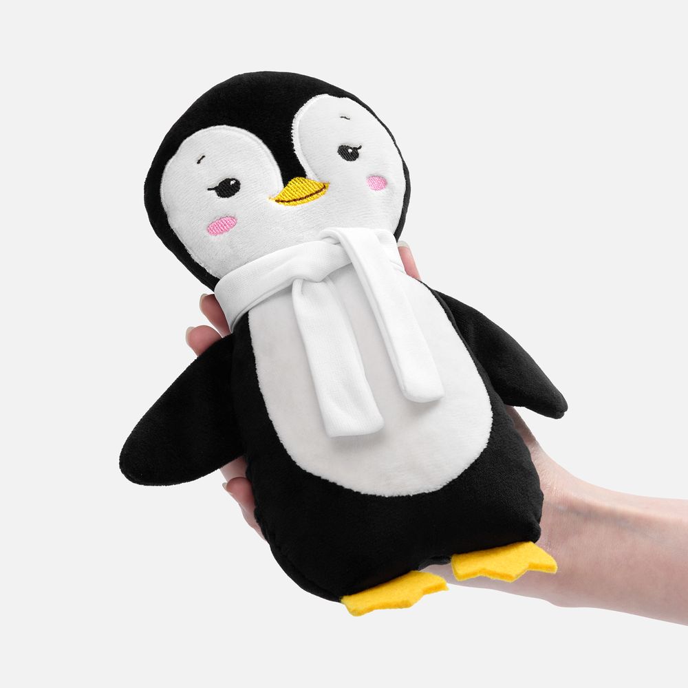 Мягкая игрушка Beastie Toys, пингвиненок с белым шарфом в Волгограде