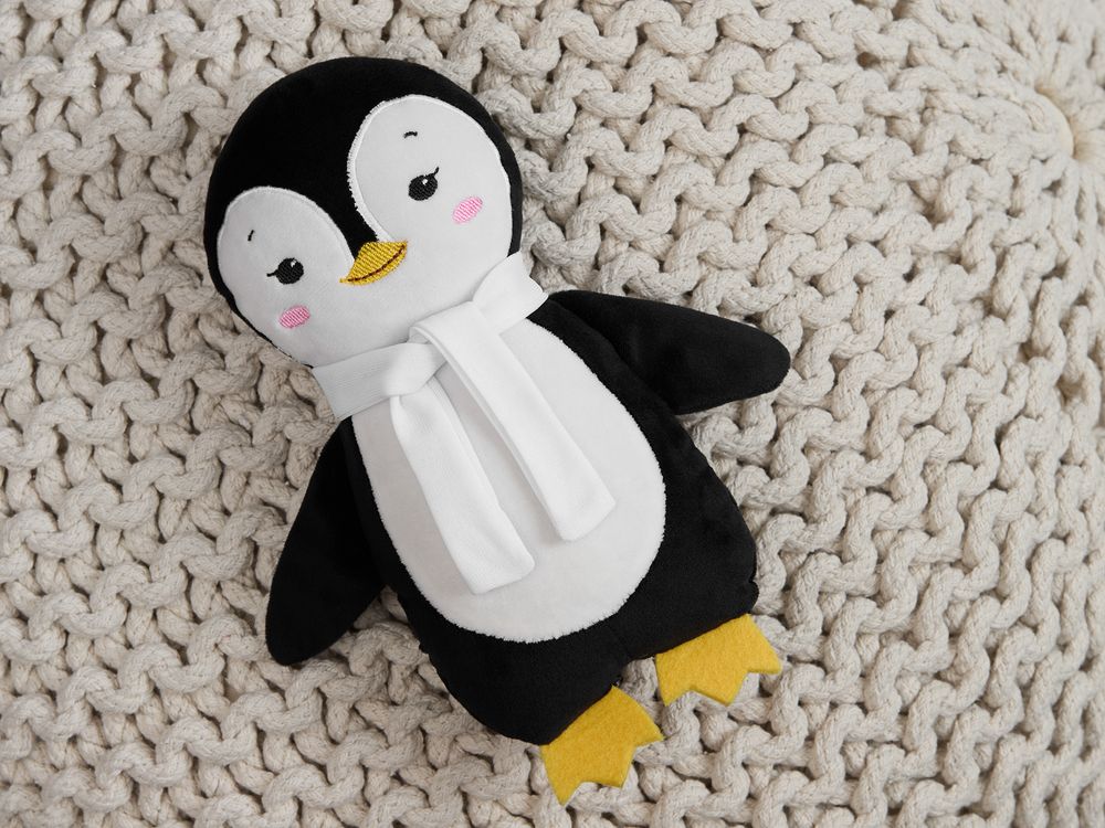 Мягкая игрушка Beastie Toys, пингвиненок с белым шарфом в Волгограде